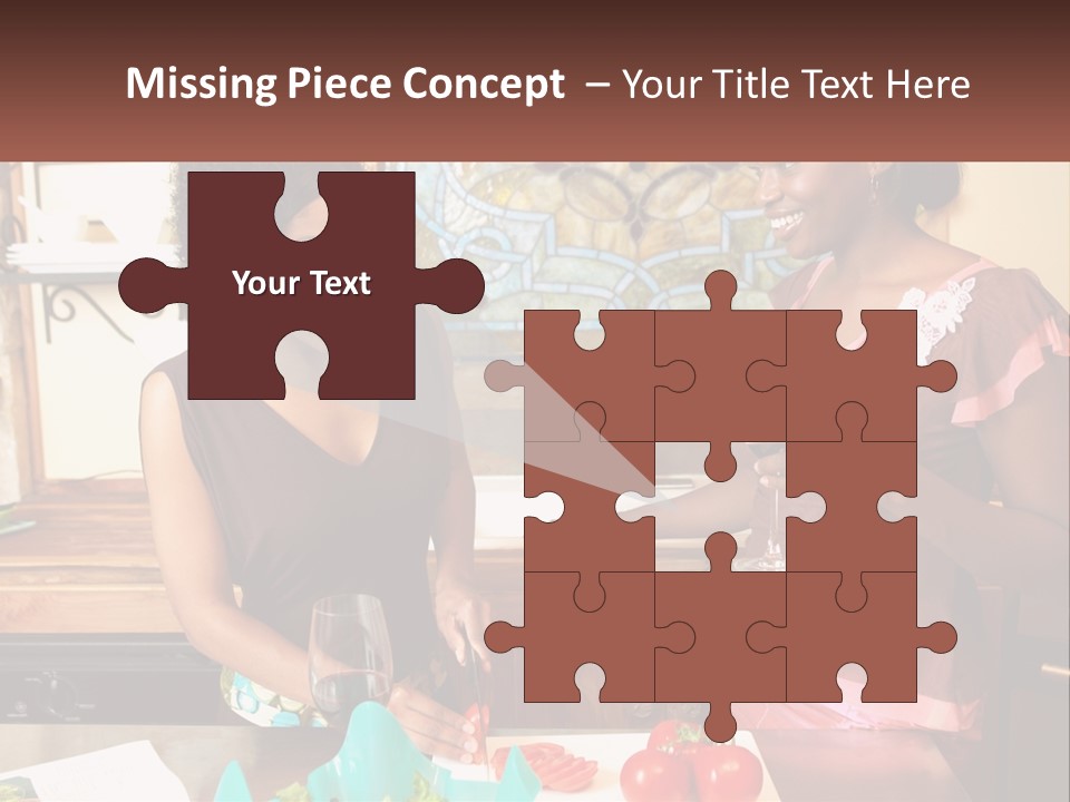 Lifestyle Smiling Africanamerican PowerPoint Template