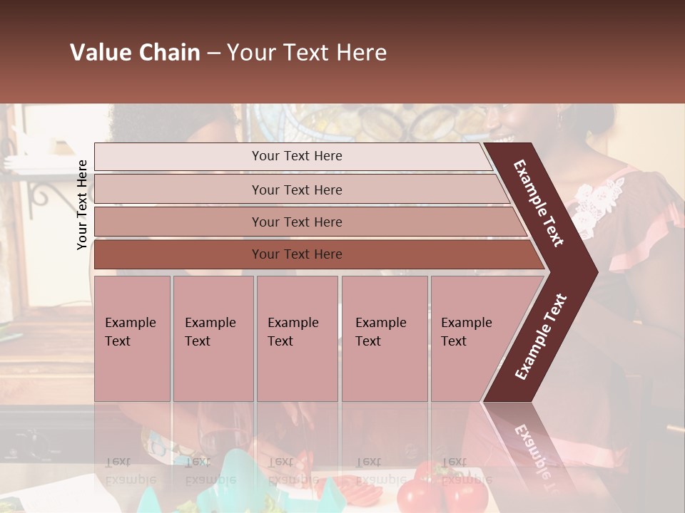 Lifestyle Smiling Africanamerican PowerPoint Template