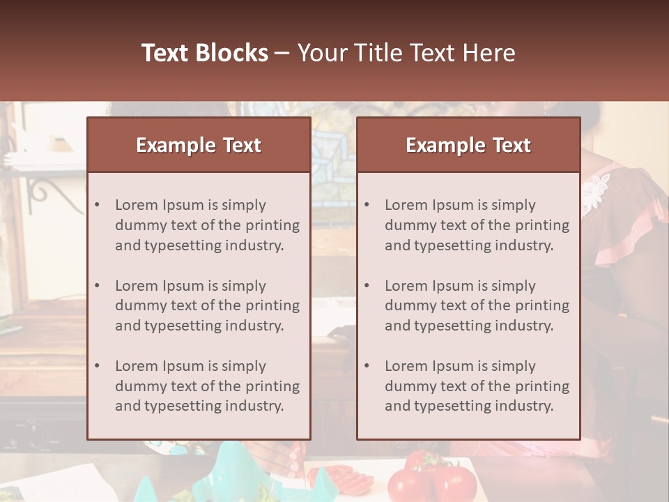 Lifestyle Smiling Africanamerican PowerPoint Template