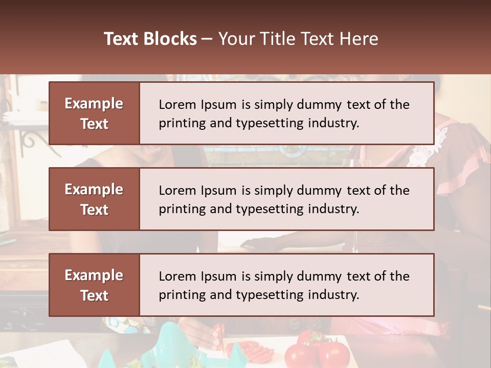 Lifestyle Smiling Africanamerican PowerPoint Template