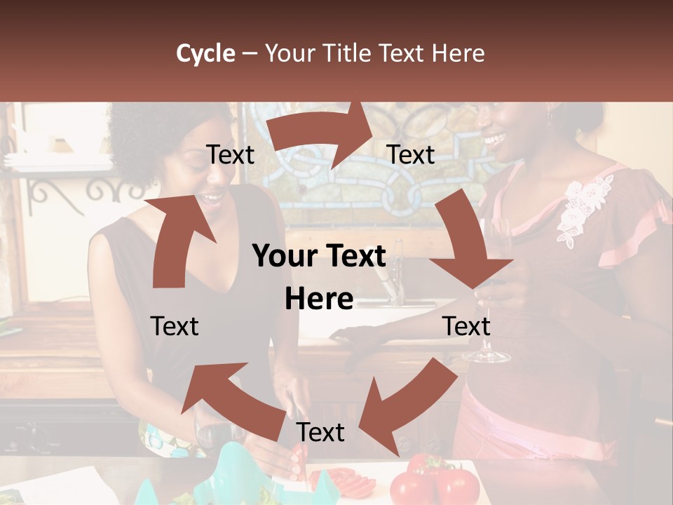 Lifestyle Smiling Africanamerican PowerPoint Template