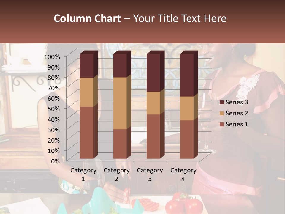 Lifestyle Smiling Africanamerican PowerPoint Template