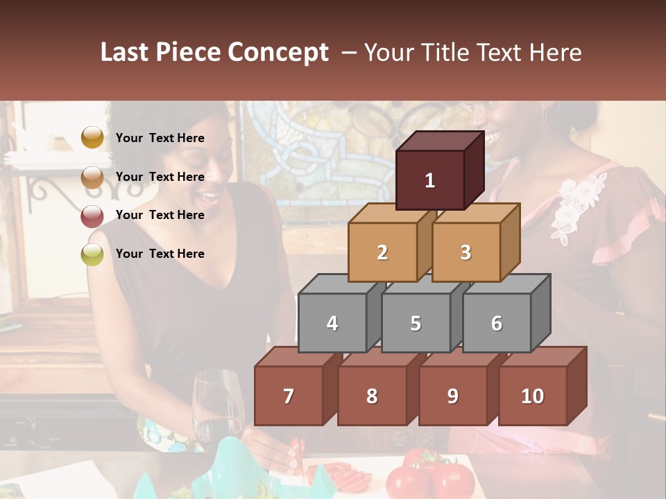 Lifestyle Smiling Africanamerican PowerPoint Template