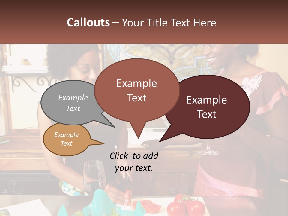 Lifestyle Smiling Africanamerican PowerPoint Template