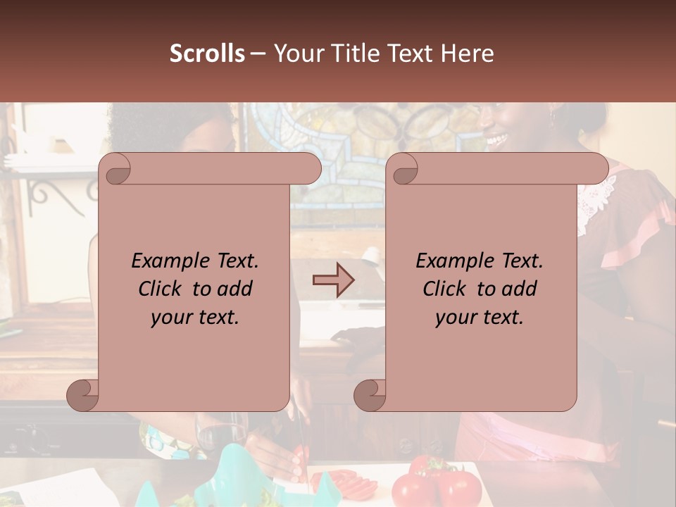 Lifestyle Smiling Africanamerican PowerPoint Template