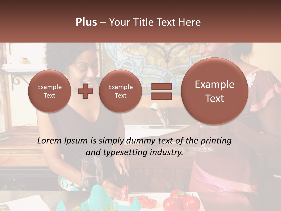 Lifestyle Smiling Africanamerican PowerPoint Template