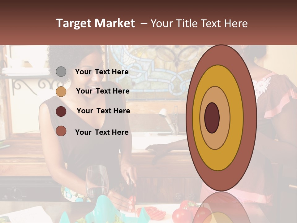 Lifestyle Smiling Africanamerican PowerPoint Template