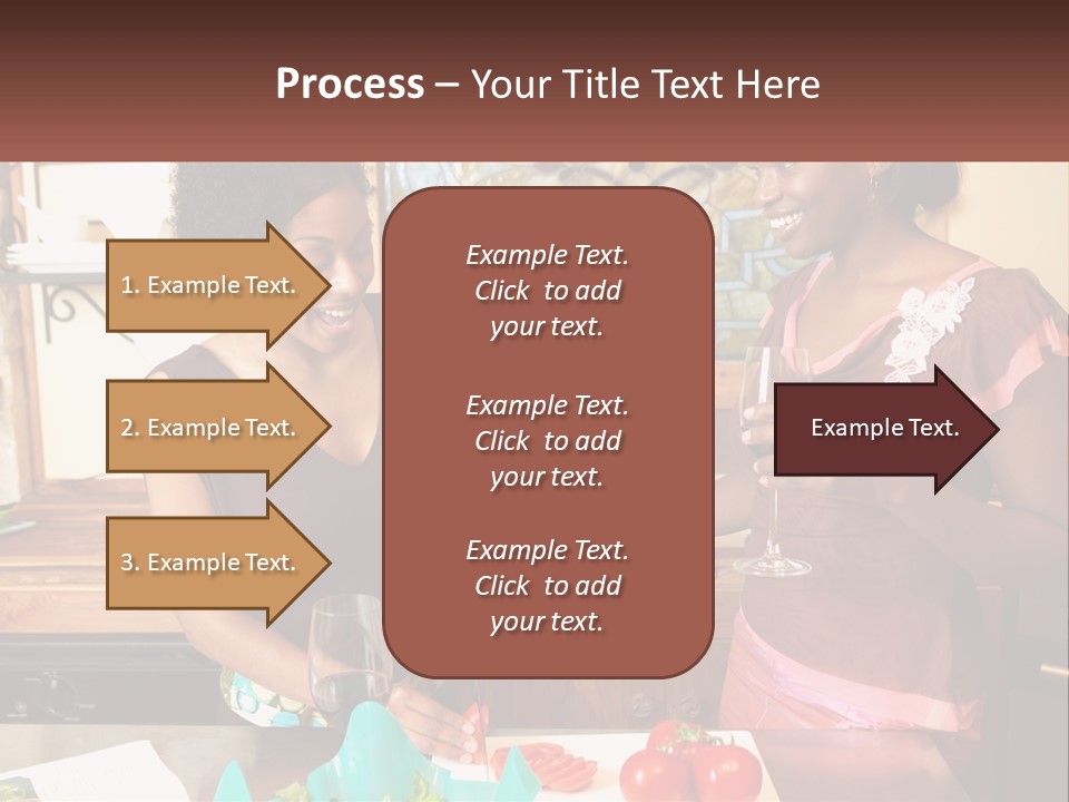 Lifestyle Smiling Africanamerican PowerPoint Template