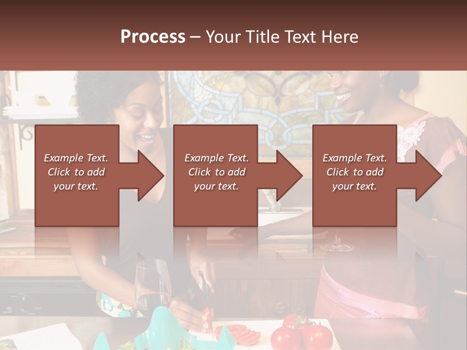Lifestyle Smiling Africanamerican PowerPoint Template