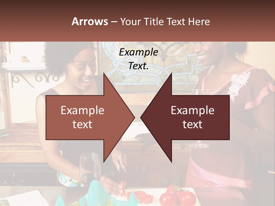 Lifestyle Smiling Africanamerican PowerPoint Template