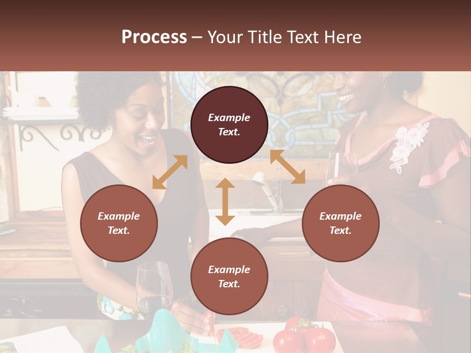 Lifestyle Smiling Africanamerican PowerPoint Template