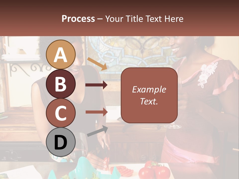 Lifestyle Smiling Africanamerican PowerPoint Template