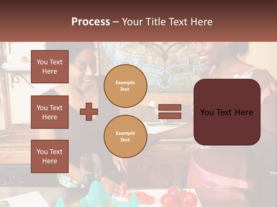 Lifestyle Smiling Africanamerican PowerPoint Template