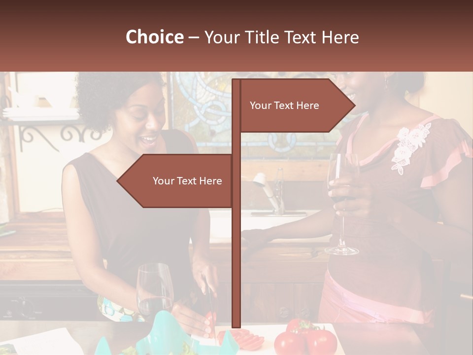 Lifestyle Smiling Africanamerican PowerPoint Template