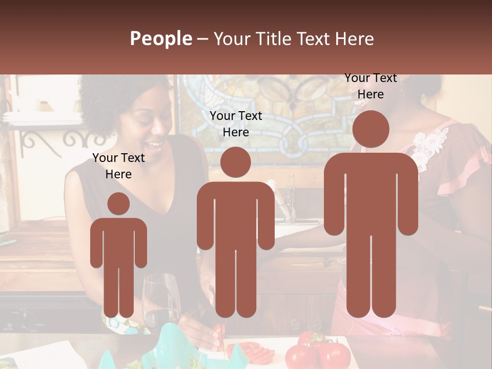 Lifestyle Smiling Africanamerican PowerPoint Template