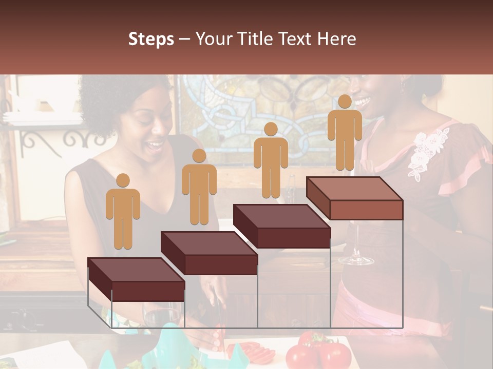 Lifestyle Smiling Africanamerican PowerPoint Template