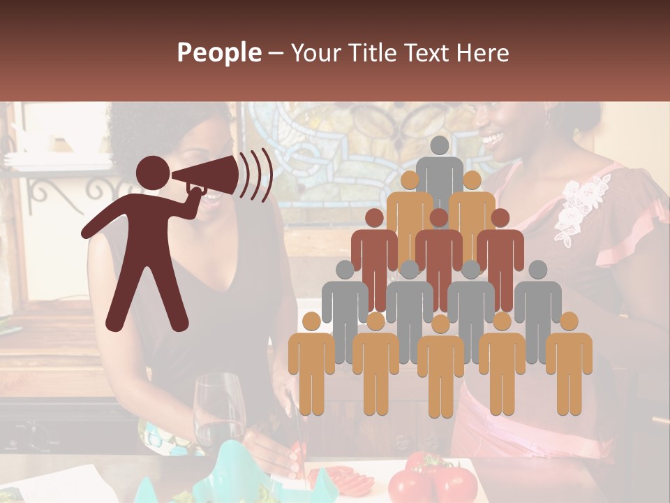 Lifestyle Smiling Africanamerican PowerPoint Template