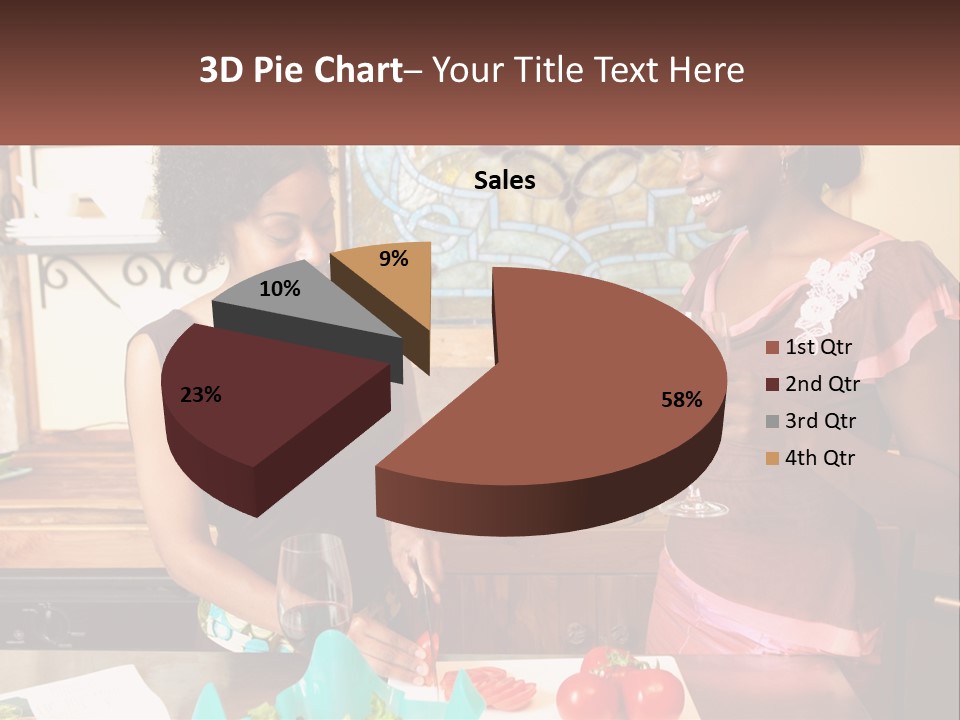 Lifestyle Smiling Africanamerican PowerPoint Template