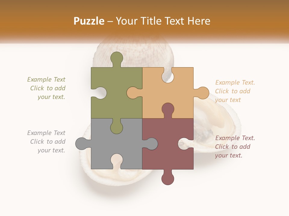 European Edible Mollusk PowerPoint Template