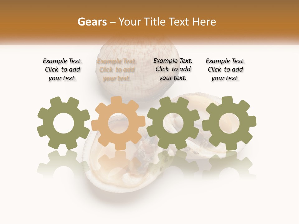 European Edible Mollusk PowerPoint Template