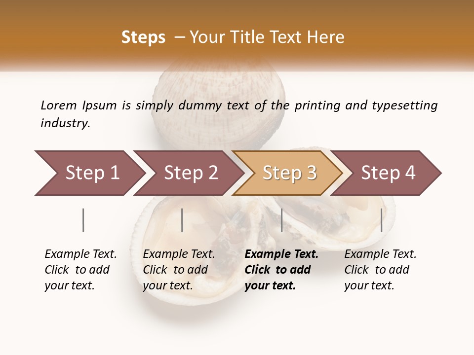 European Edible Mollusk PowerPoint Template