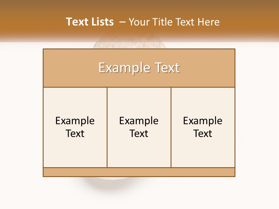European Edible Mollusk PowerPoint Template