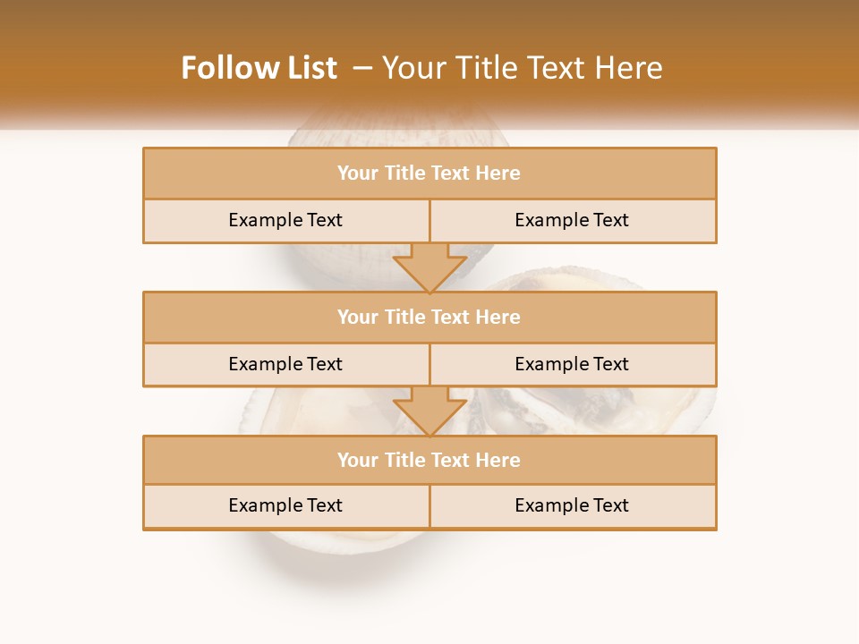 European Edible Mollusk PowerPoint Template