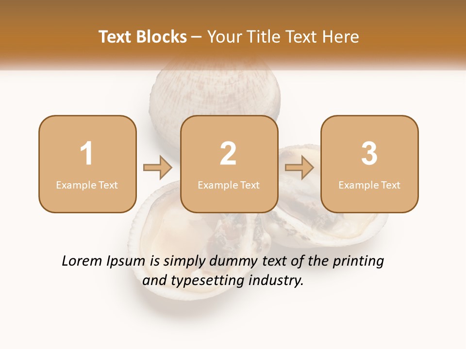 European Edible Mollusk PowerPoint Template
