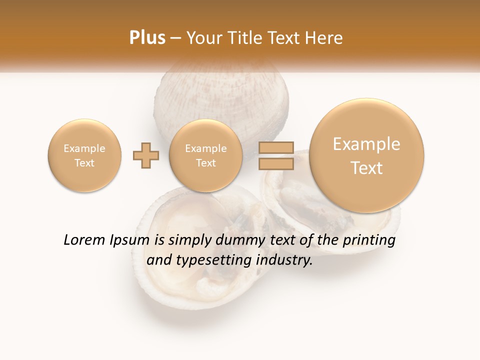 European Edible Mollusk PowerPoint Template