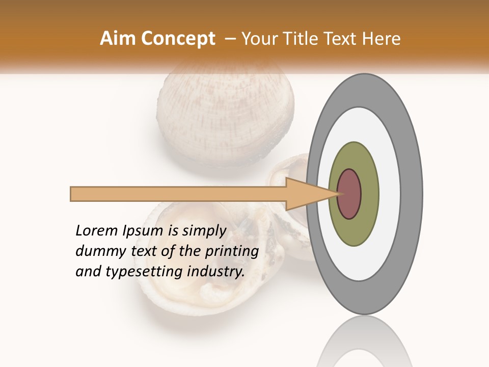 European Edible Mollusk PowerPoint Template