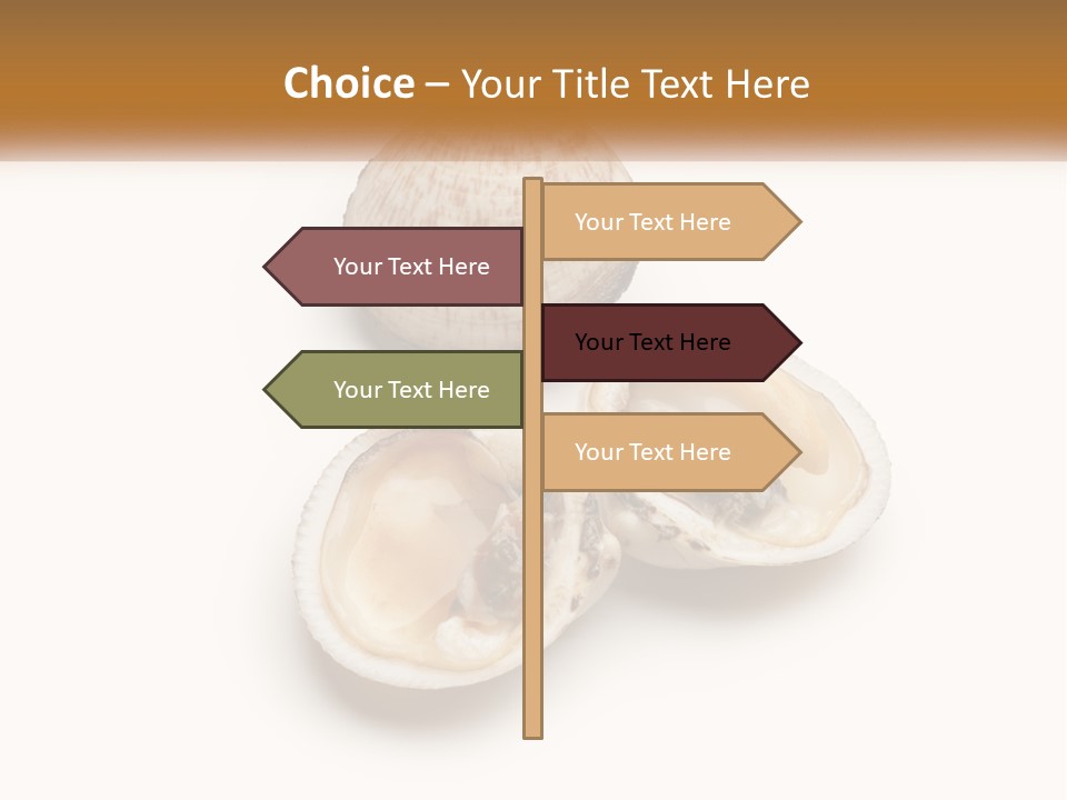 European Edible Mollusk PowerPoint Template