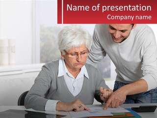 Income Help Homehelp PowerPoint Template