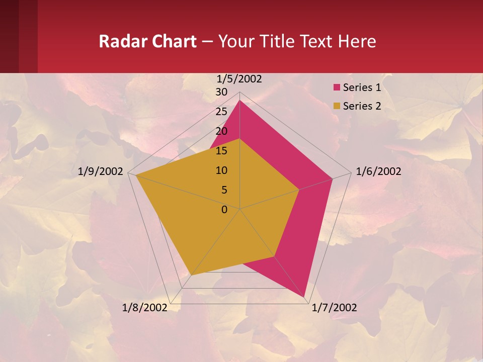 A Bunch Of Colorful Leaves On A White Background PowerPoint Template