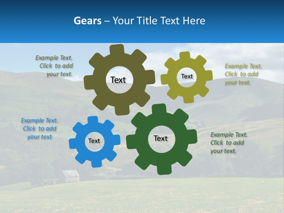 Grass National Countryside PowerPoint Template