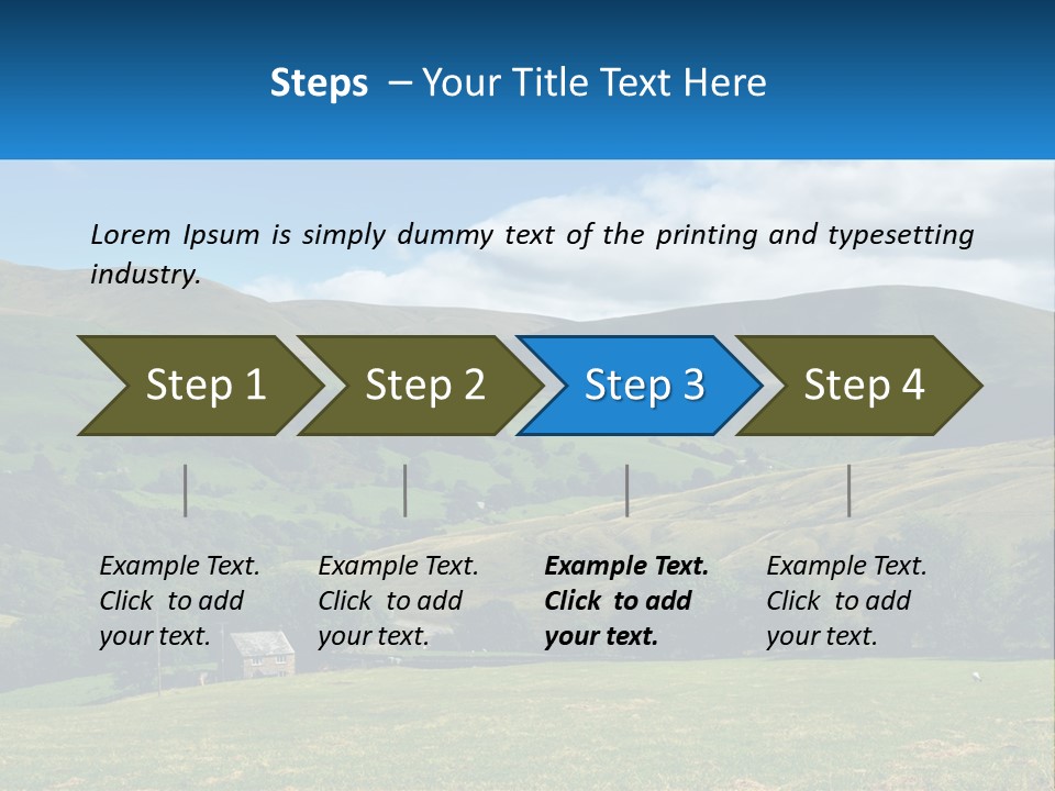 Grass National Countryside PowerPoint Template