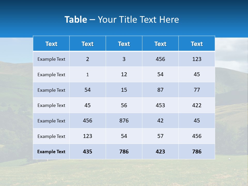 Grass National Countryside PowerPoint Template