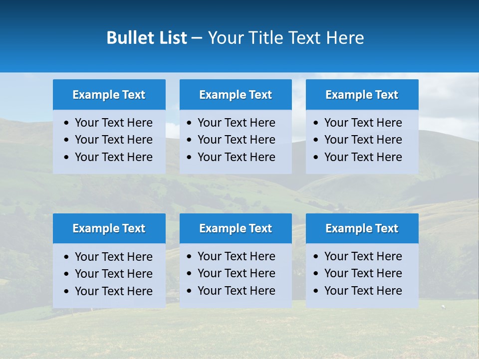 Grass National Countryside PowerPoint Template
