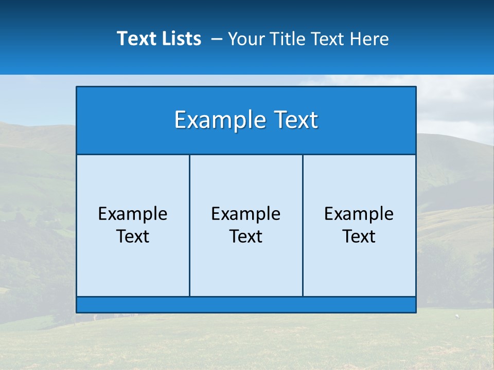 Grass National Countryside PowerPoint Template