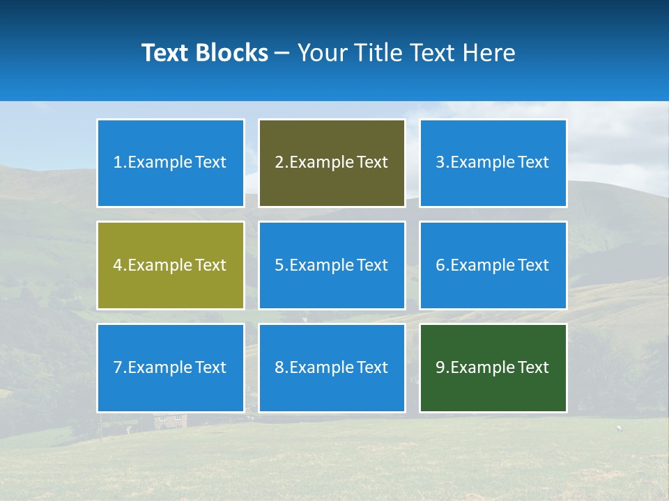 Grass National Countryside PowerPoint Template