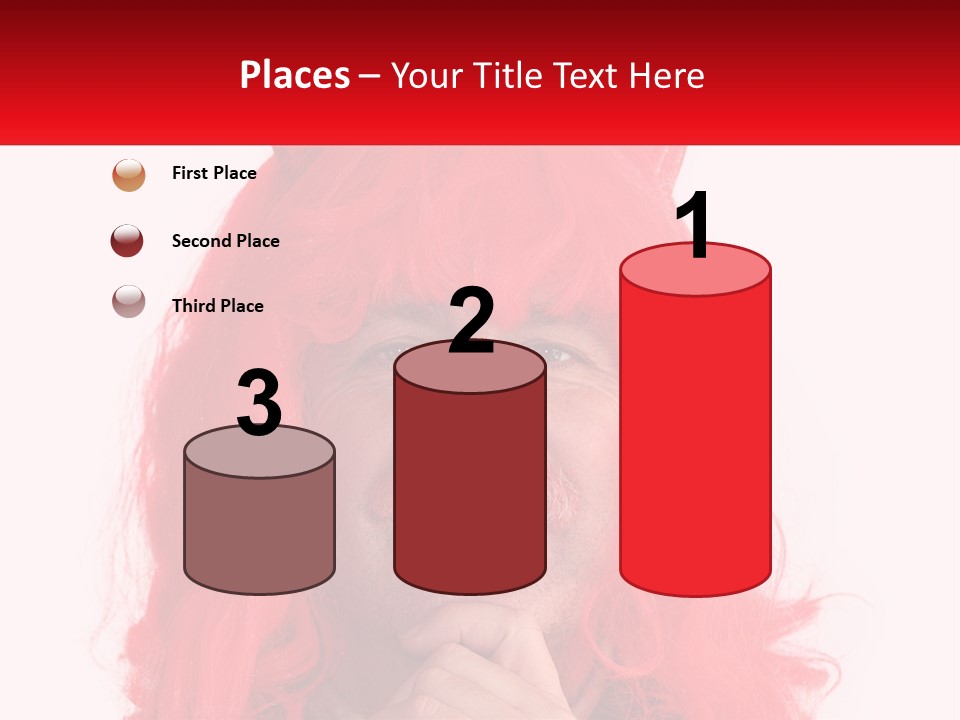 Sneer Evil Face PowerPoint Template