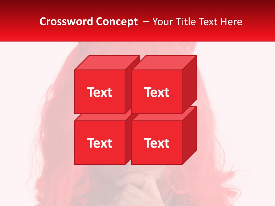 Sneer Evil Face PowerPoint Template