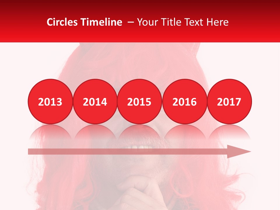 Sneer Evil Face PowerPoint Template