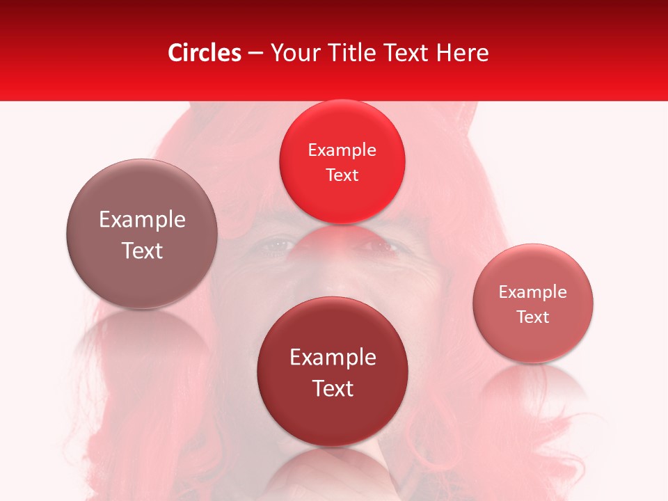 Sneer Evil Face PowerPoint Template