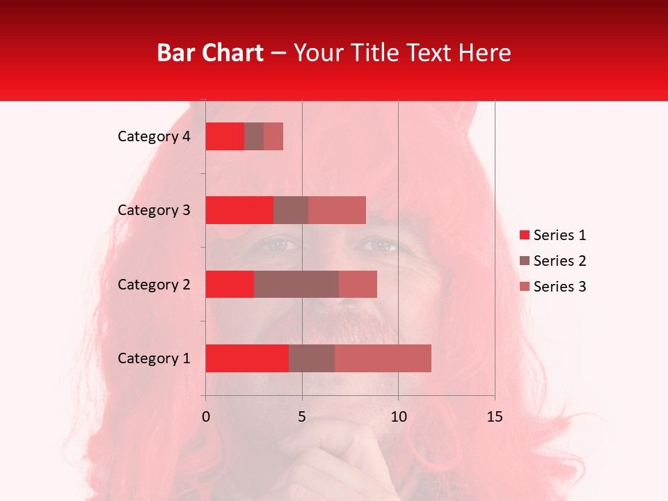 Sneer Evil Face PowerPoint Template