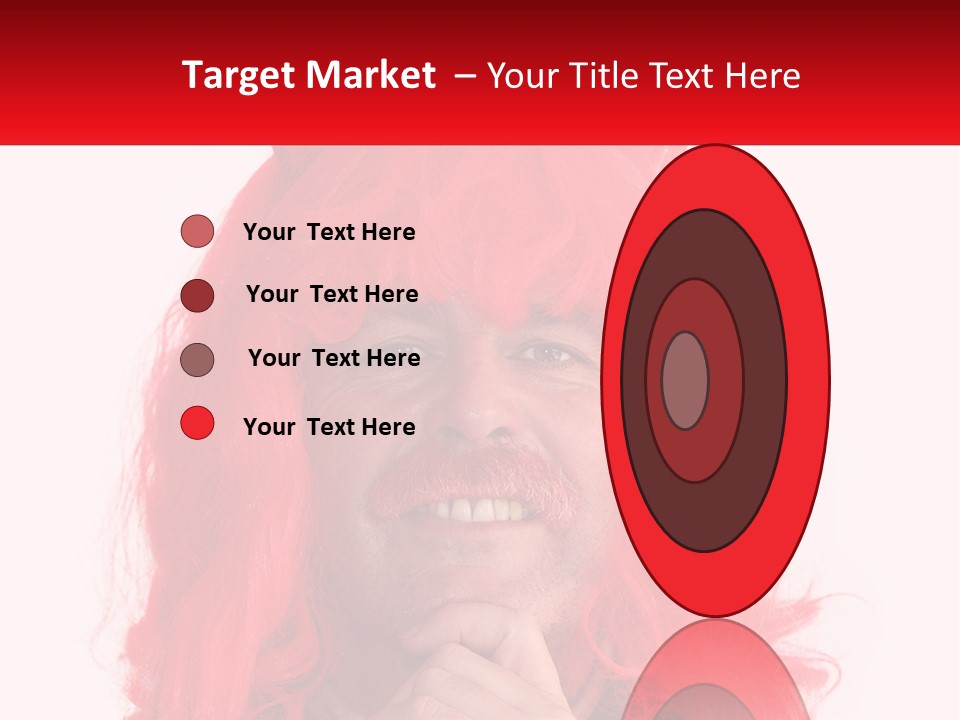 Sneer Evil Face PowerPoint Template