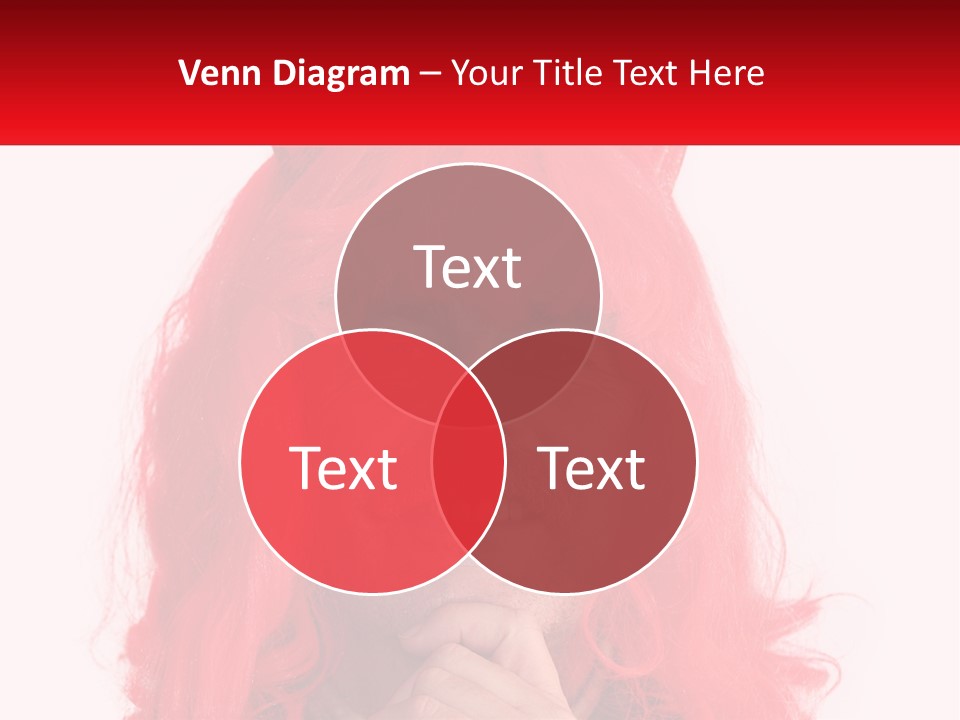 Sneer Evil Face PowerPoint Template