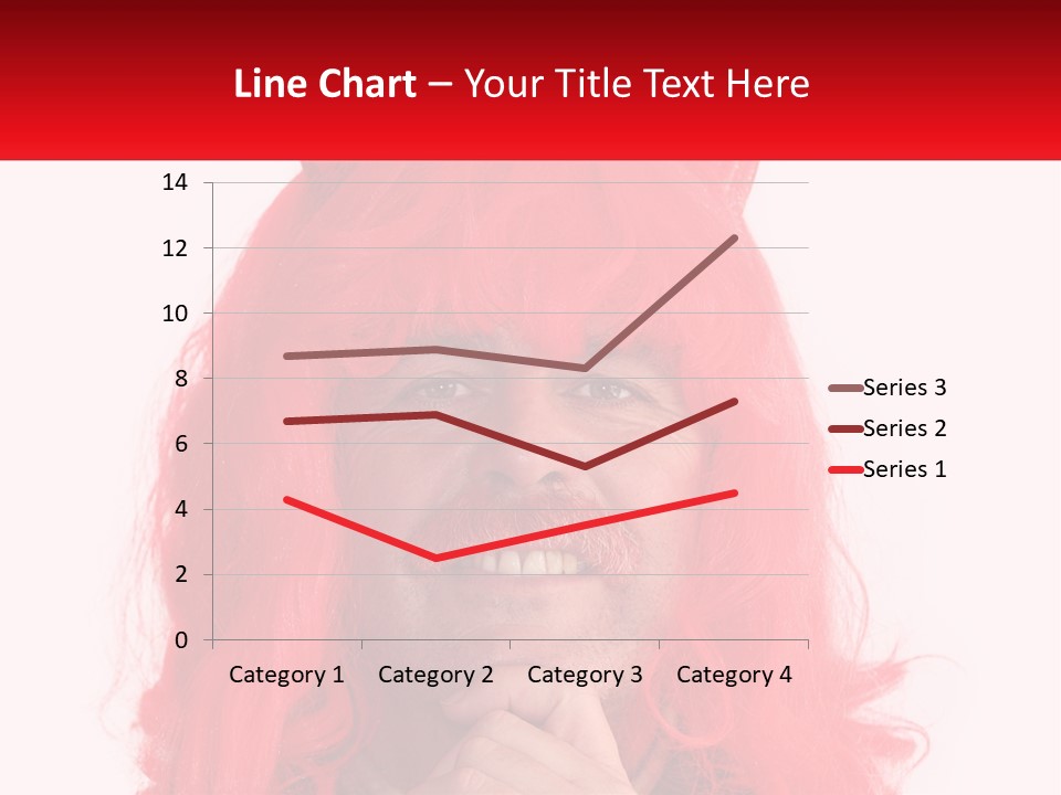 Sneer Evil Face PowerPoint Template