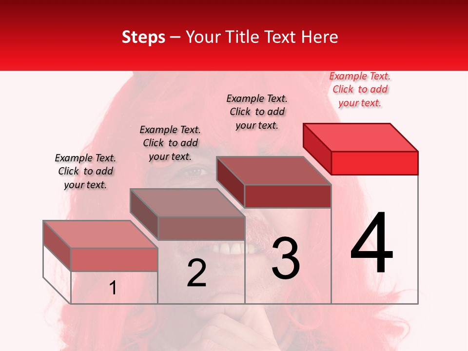 Sneer Evil Face PowerPoint Template