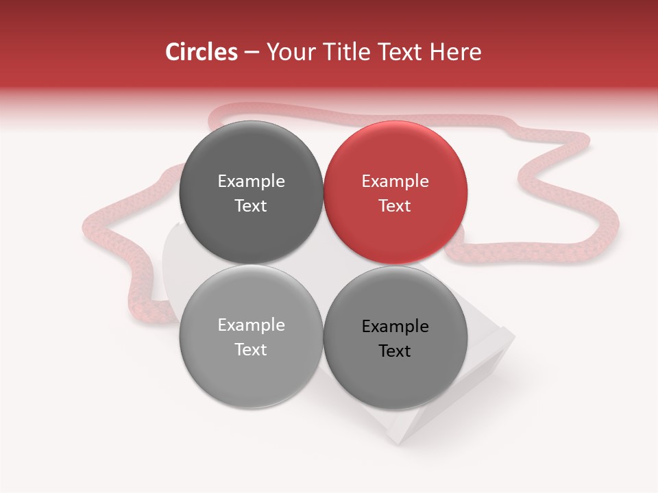 String Closeup Judge PowerPoint Template