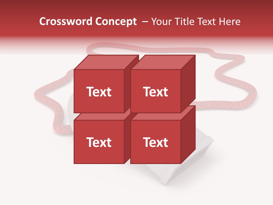 String Closeup Judge PowerPoint Template